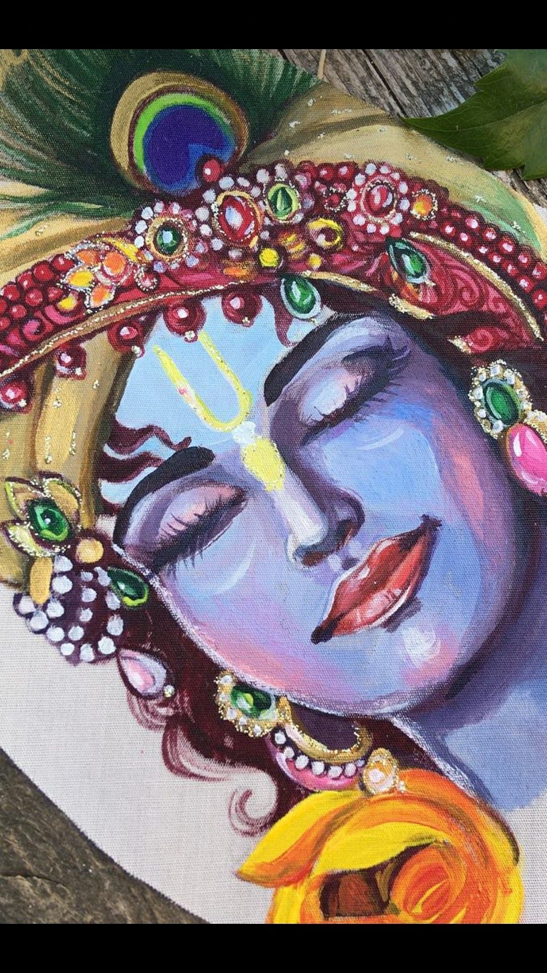Krishna Painting Wallpapers - Wallpaper Cave