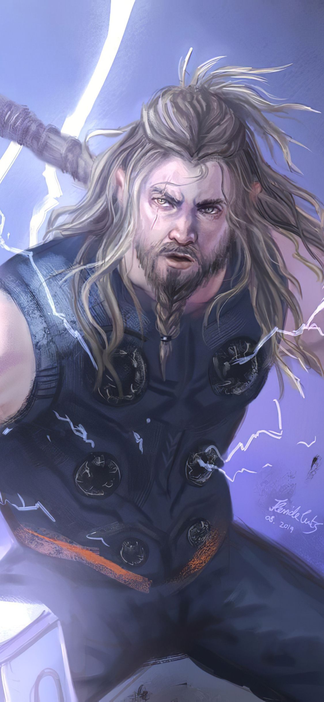 Thor Beard Hammer iPhone XS, iPhone iPhone X HD 4k Wallpaper, Image, Background, Photo and Picture