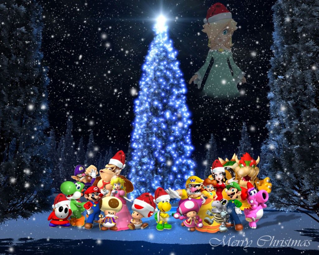 Nintendo Christmas Background. Christmas Wallpaper, Beautiful Christmas Wallpaper and Awesome Christmas Wallpaper