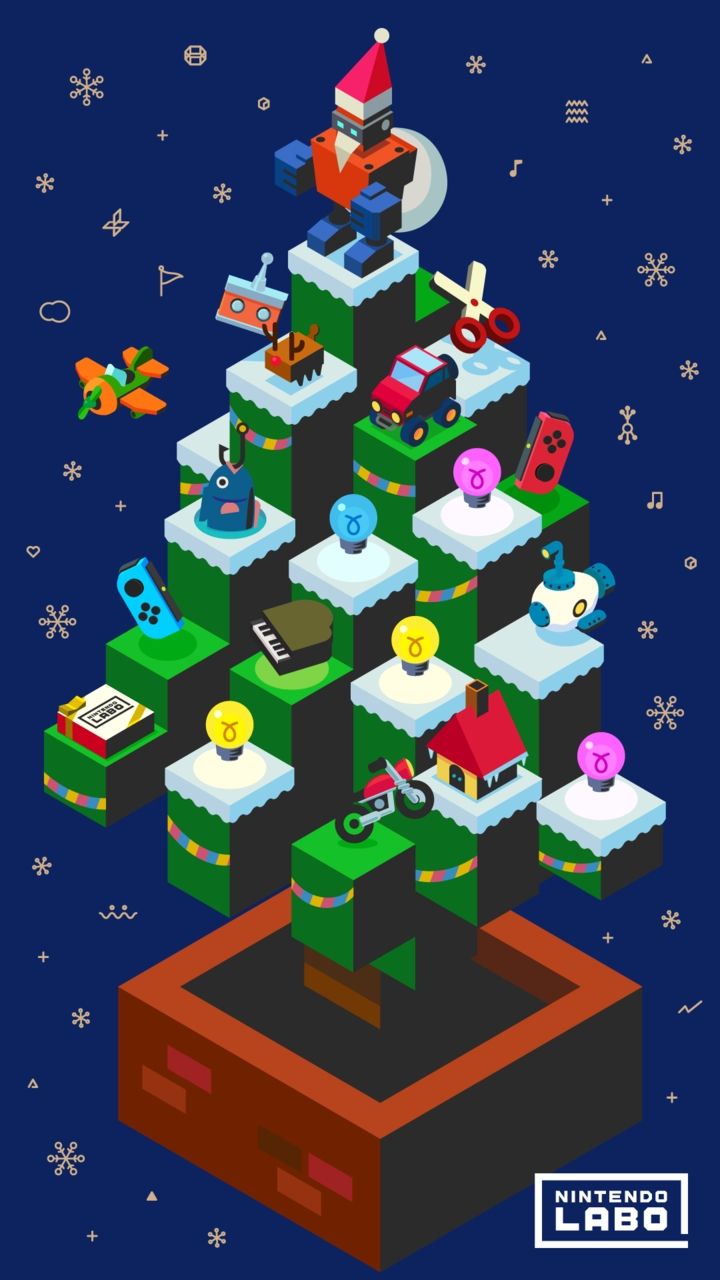 Winter Nintendo LINE account mobile wallpaper