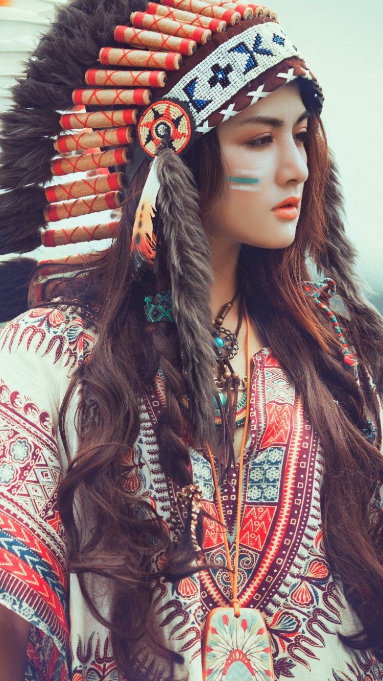 Native American Feathers Wallpaper