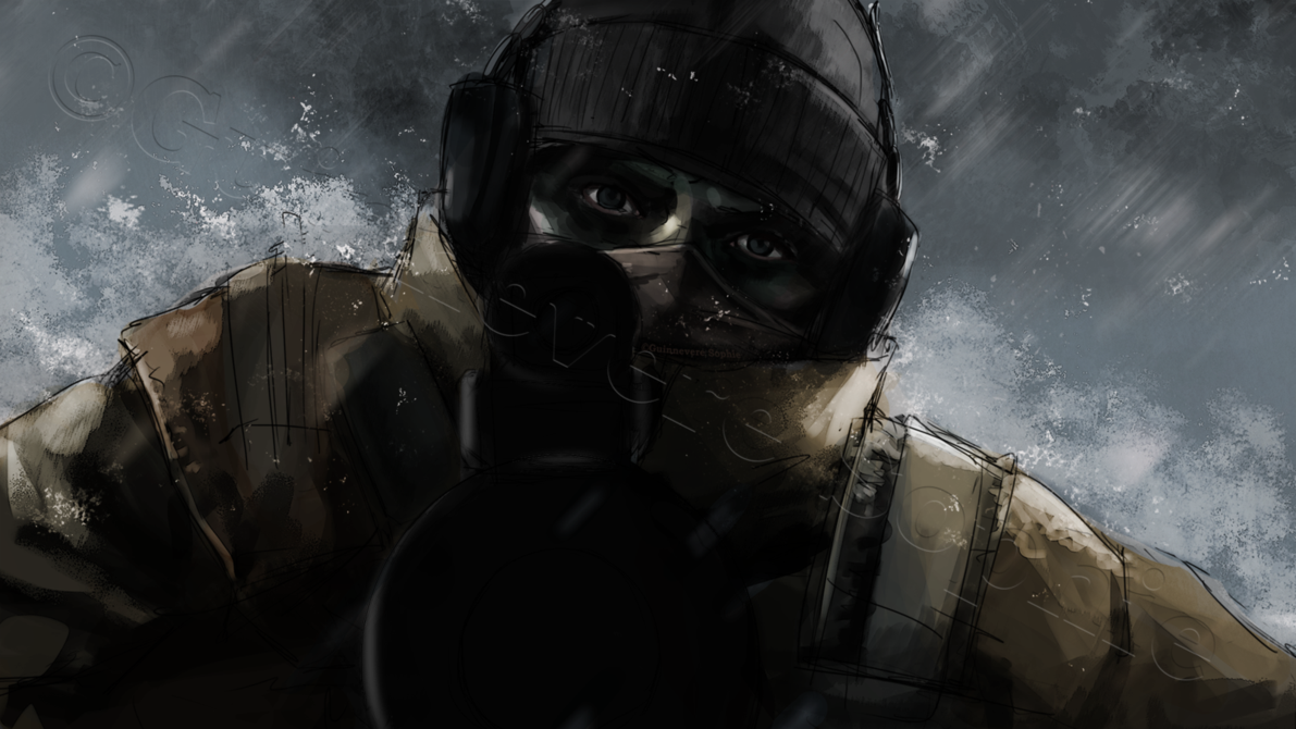 Rainbow Six Siege's Operator, Blackbeard's icon with added detail. I made this at 4am and didn't get any. Rainbow six siege memes, Rainbow six siege art, Rainbow