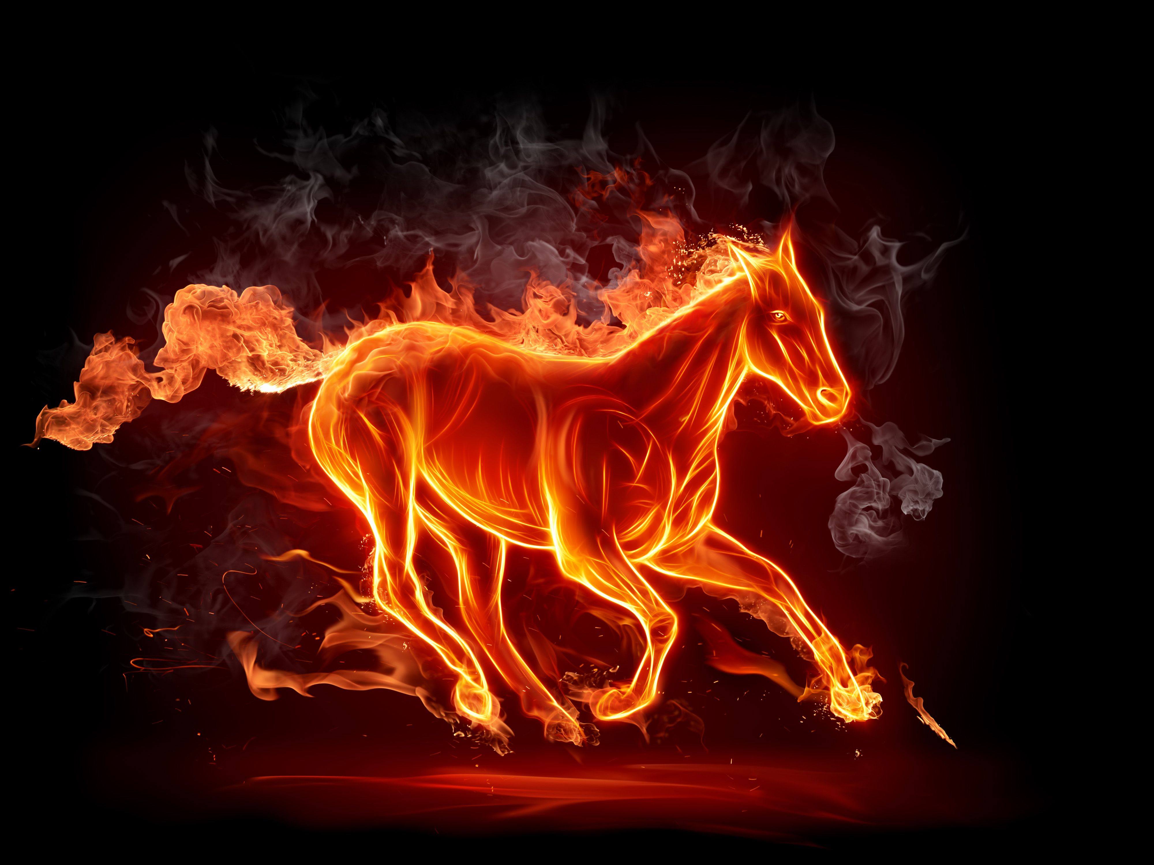 Fire Horse Wallpaperx3000