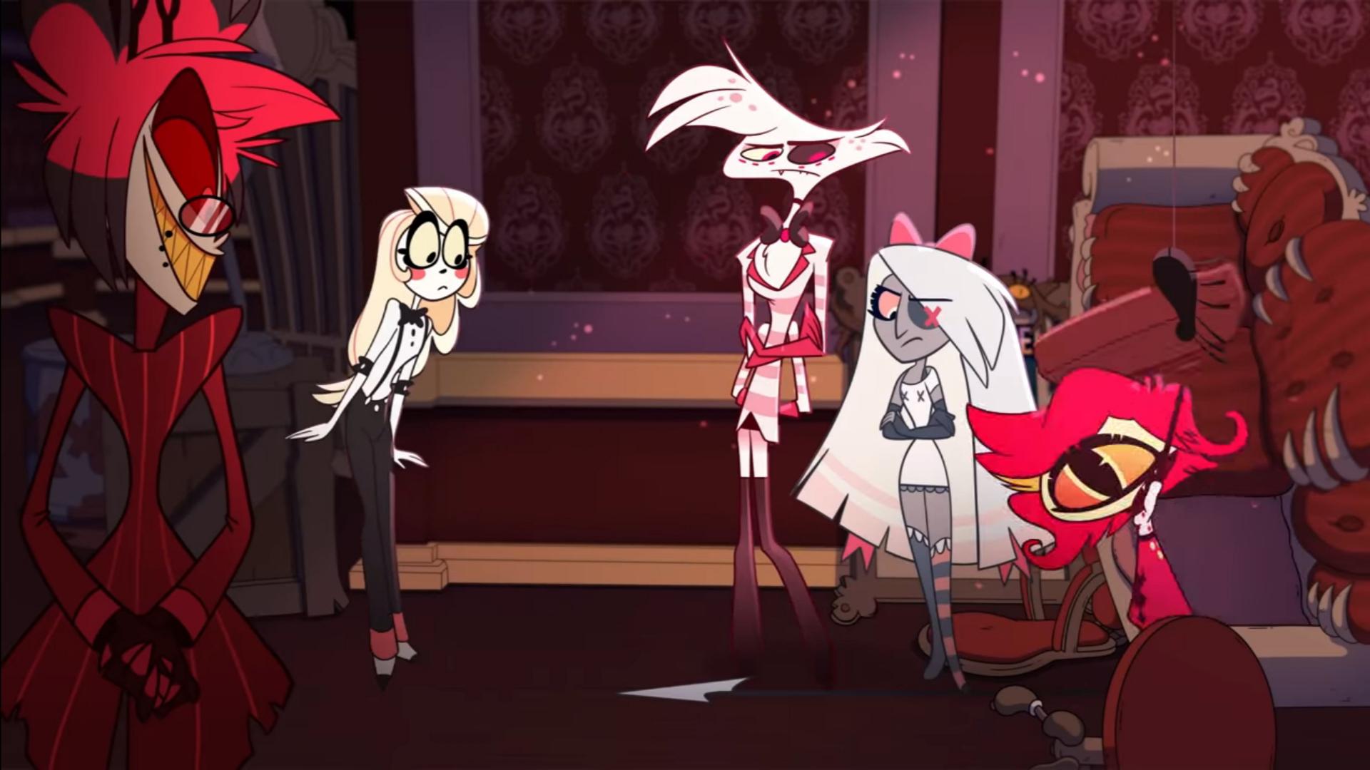 In a post I made earlier some one assumed I made Nifty dab, but I didn't, rather it was just my 4th favorite Hazbin screenshot