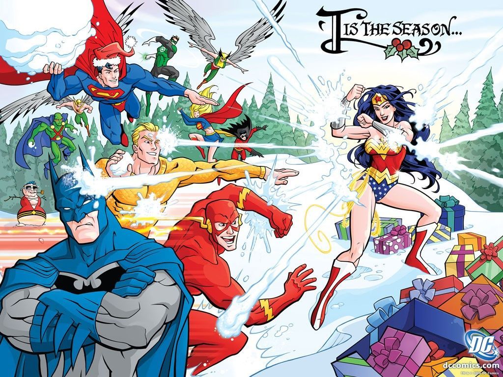Christmas comics, Comic book heroes, Superhero christmas