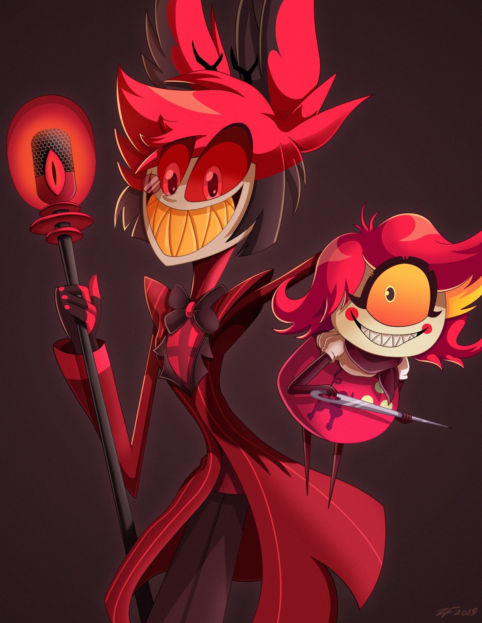 Hazbin hotel niffty fanart