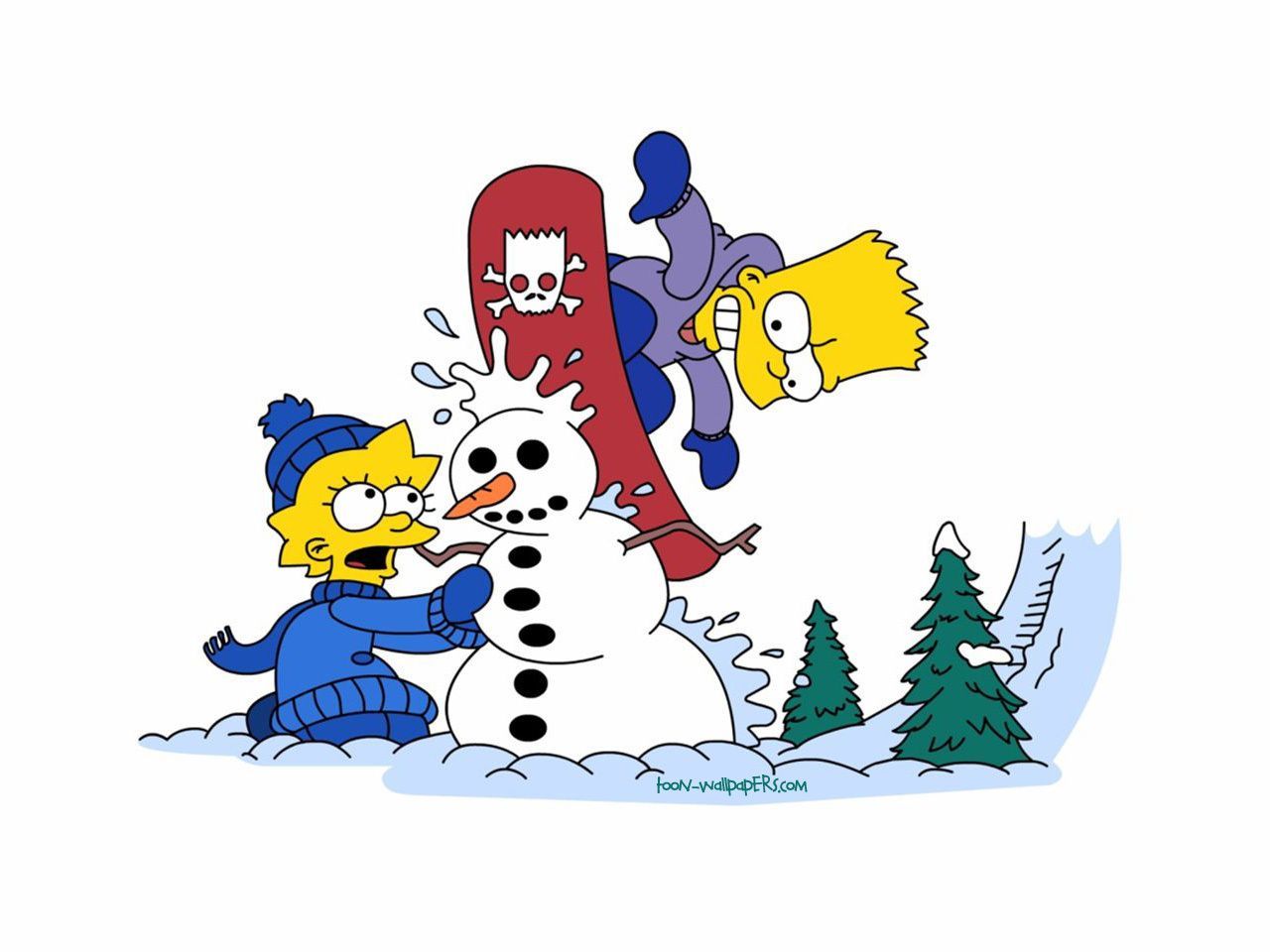 The Simpsons Wallpaper: The Simpsons. The simpsons, Simpsons art, Christmas facebook cover