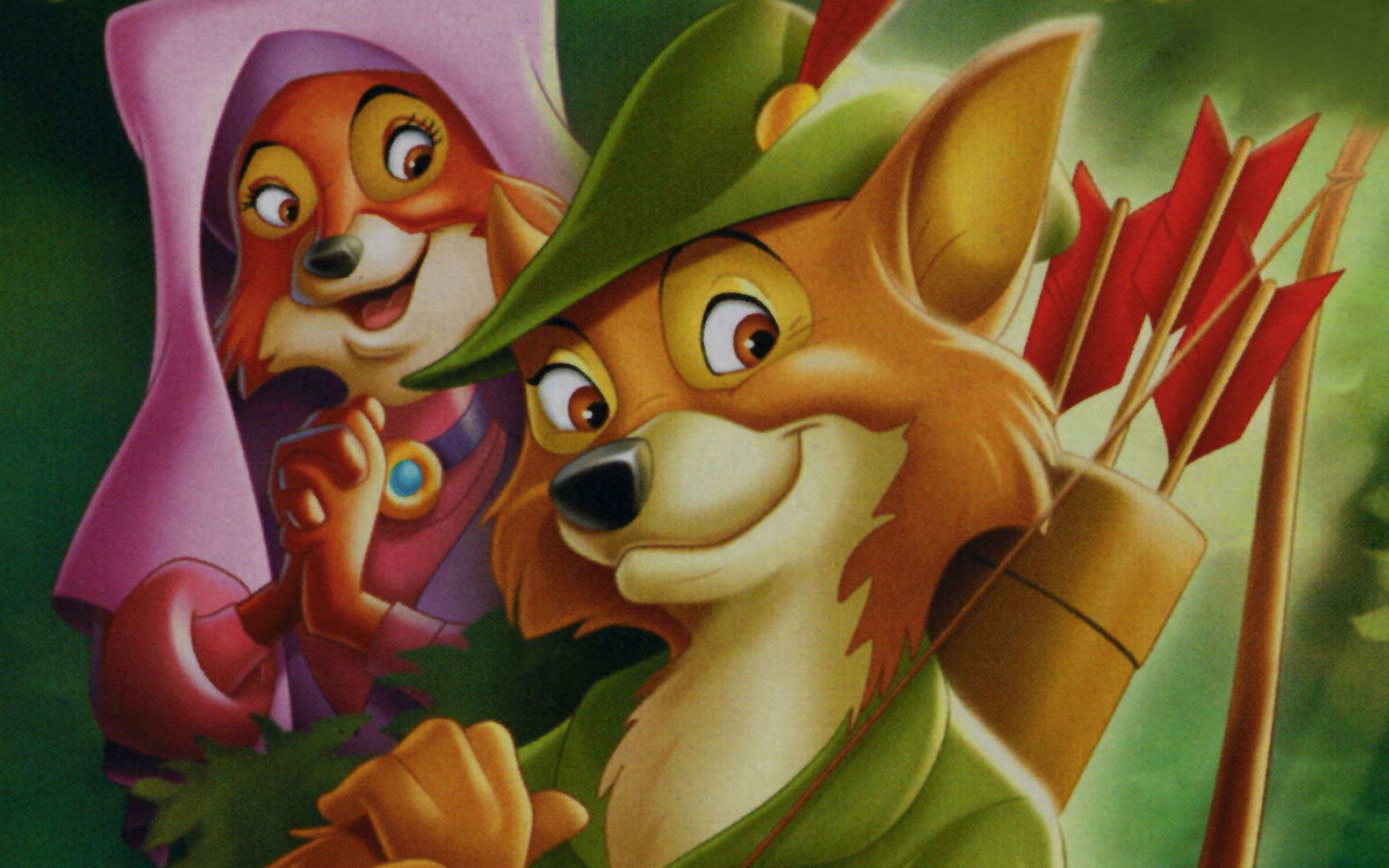Cartoon Robin Hood Wallpaper