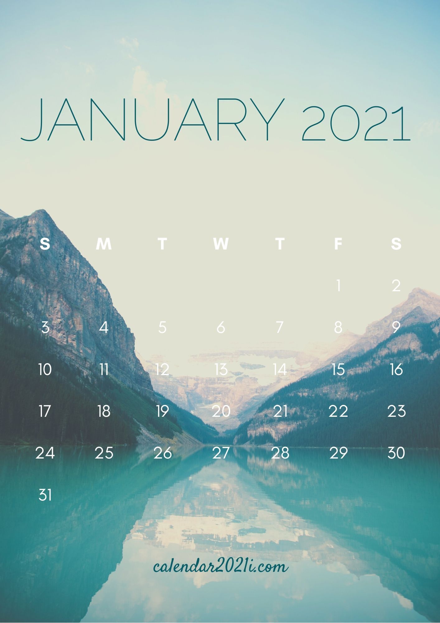 iPhone 2021 Calendar HD Wallpaper
