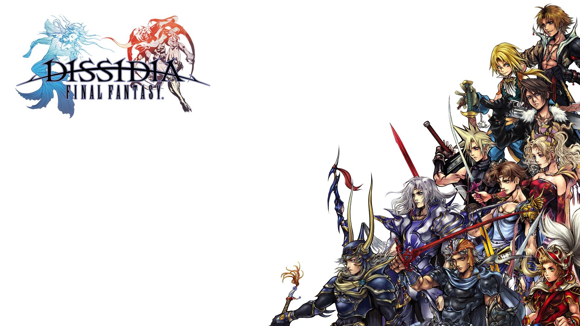 Final fantasy, dissidia, retro, gallery, wallpaper