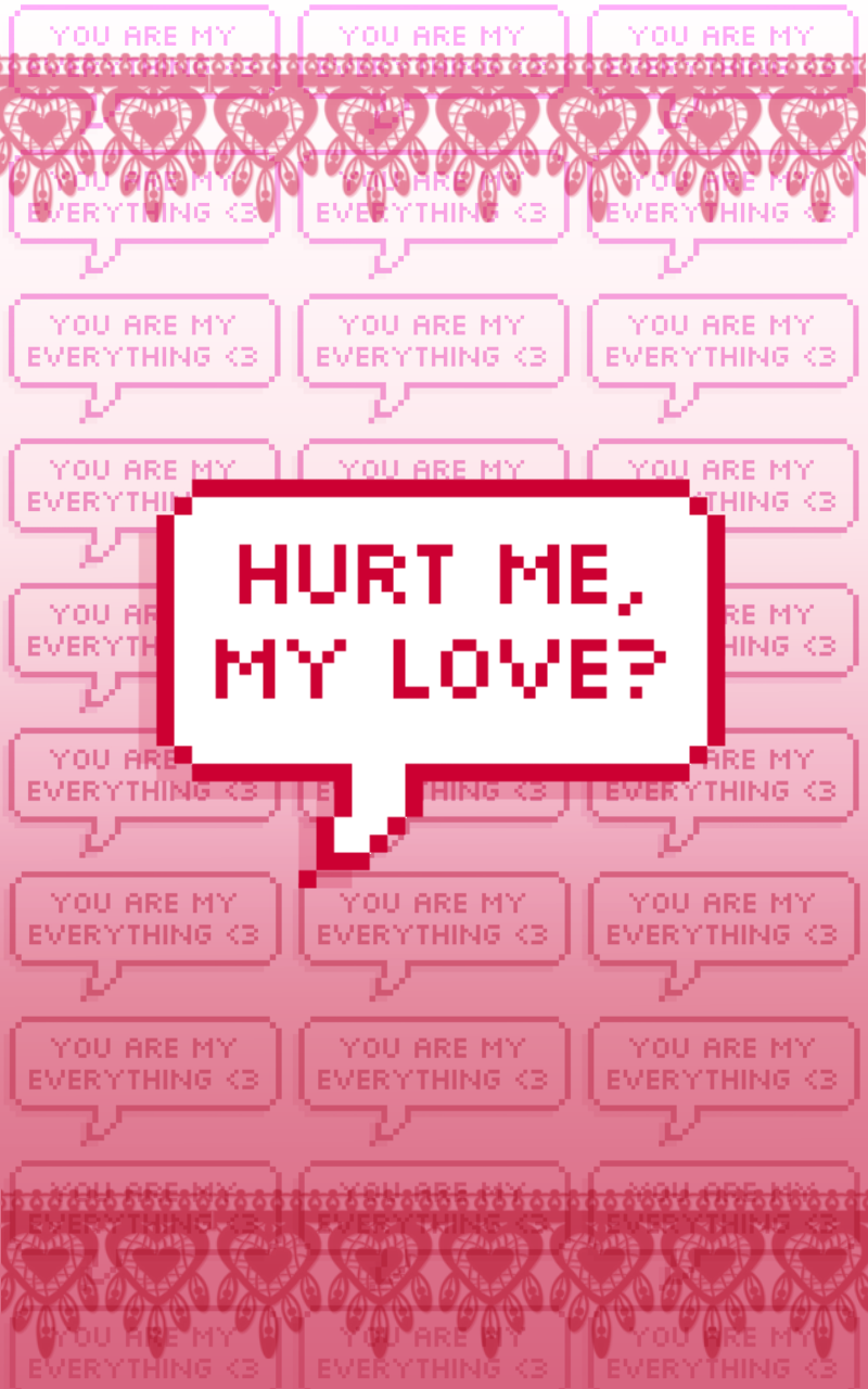 Softer Yandere Wallpaper With Vague Themes For Pixel Speech Bubble Wallpaper & Background Download