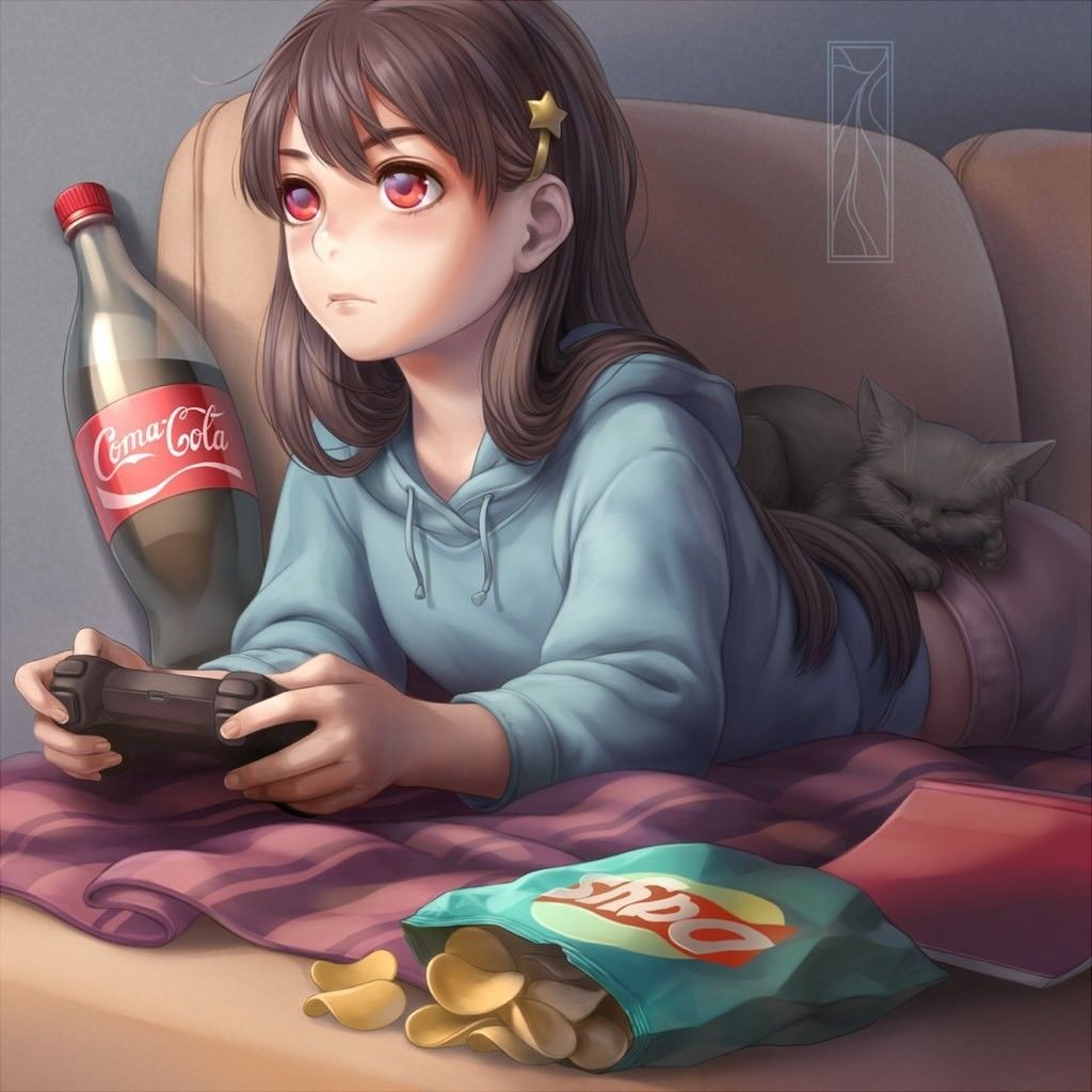 Anime Girl Gaming