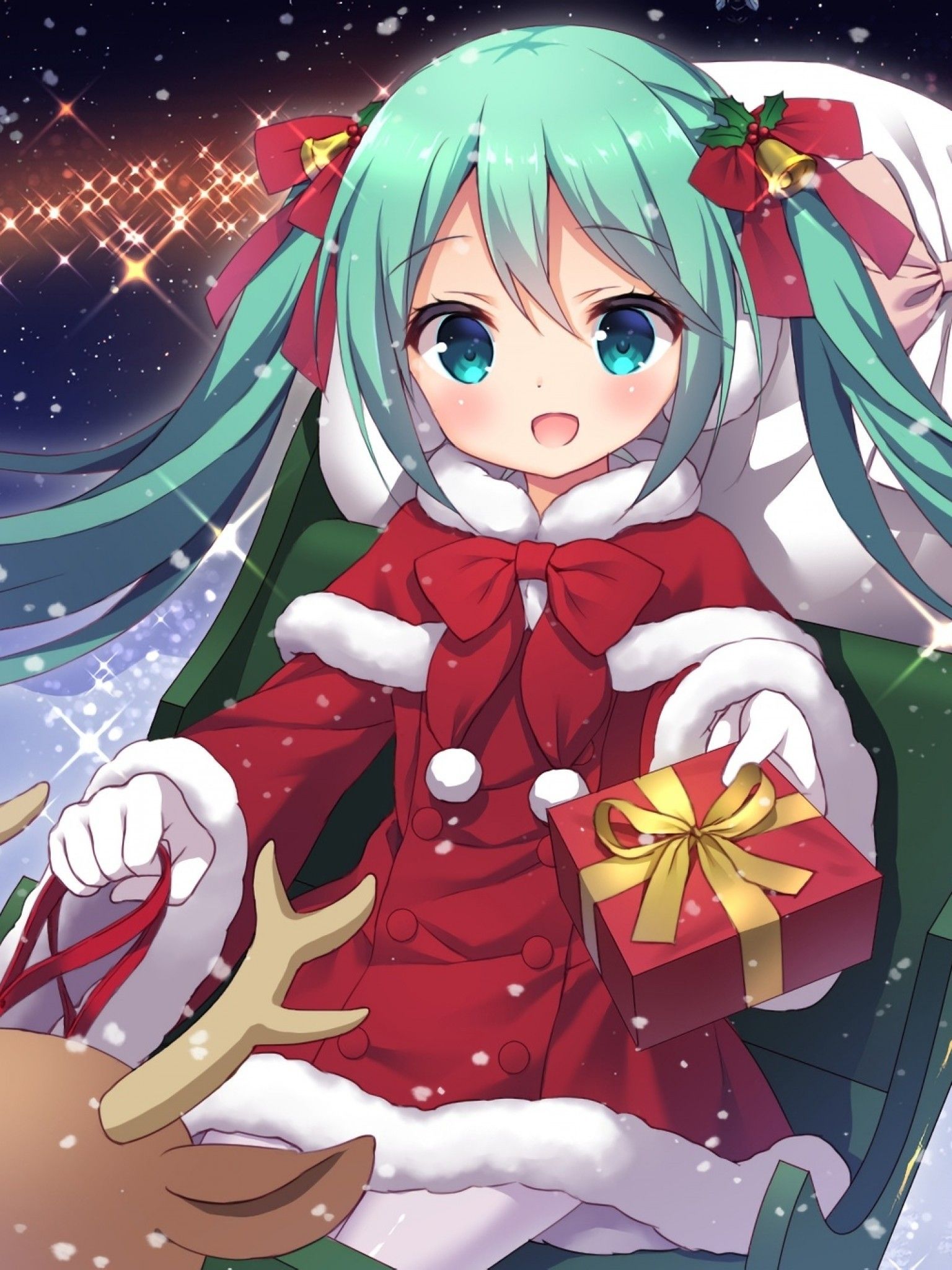 Christmas Miku Wallpapers - Wallpaper Cave