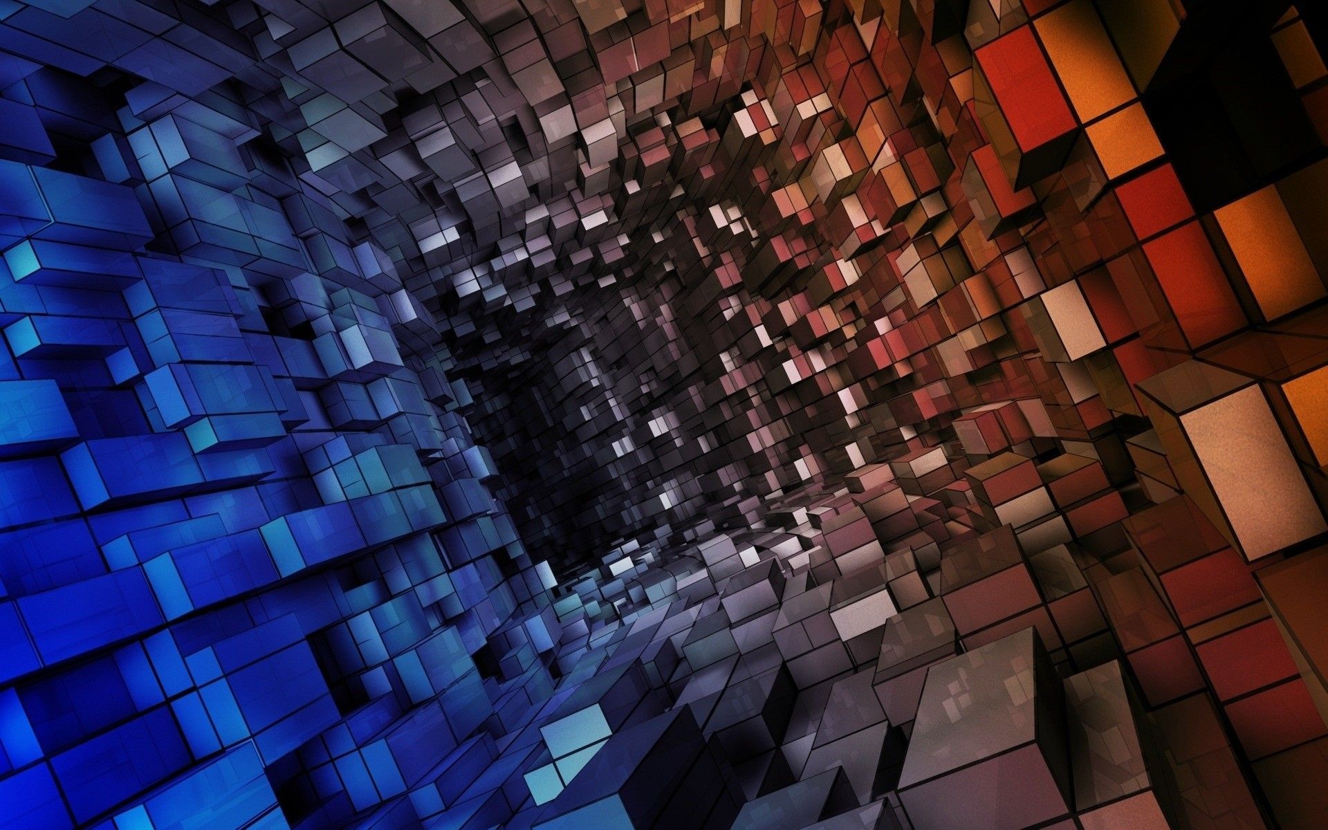 3D Abstract Desktop Wallpaper