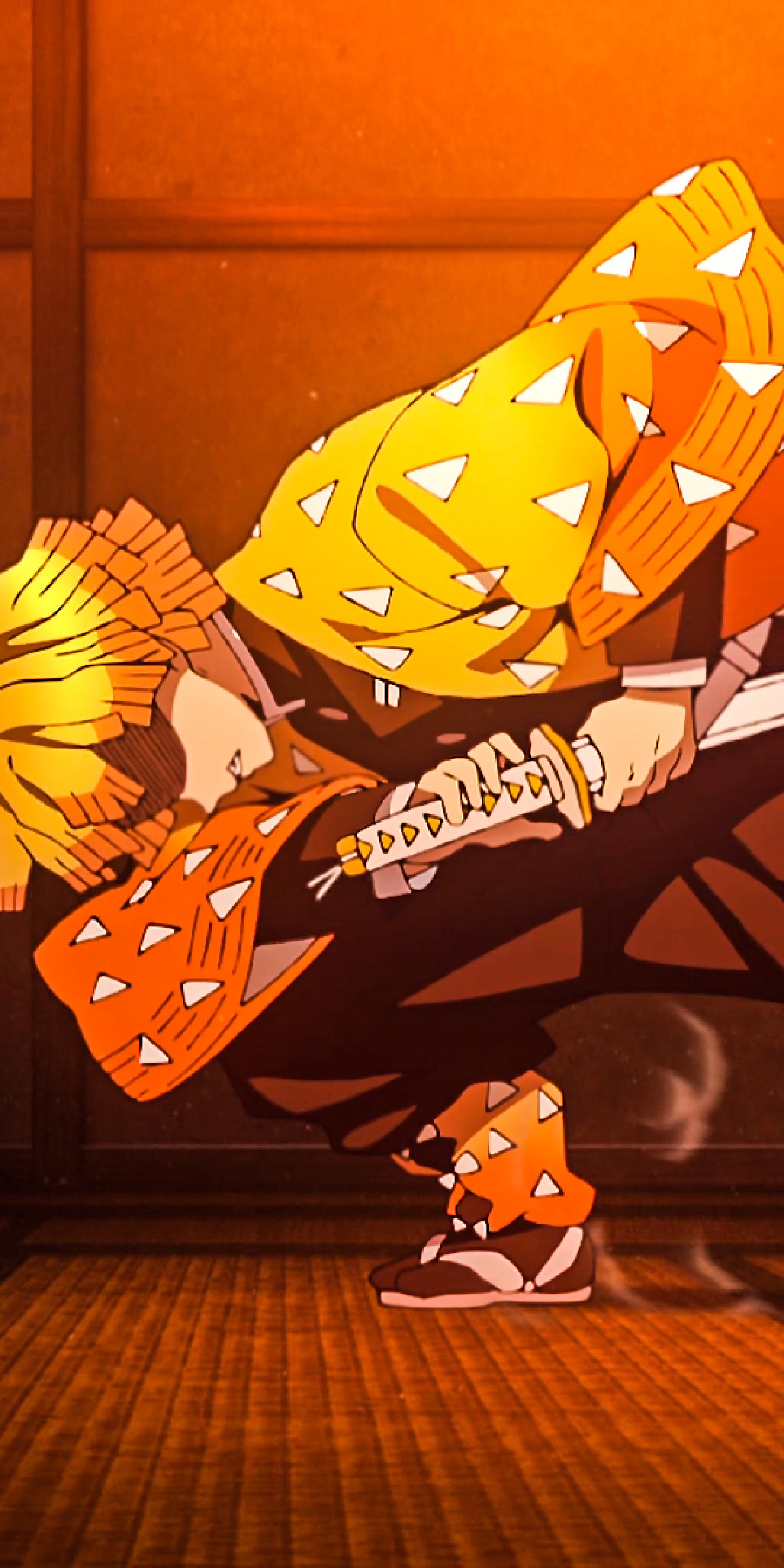 iPhone Zenitsu Agatsuma Wallpaper