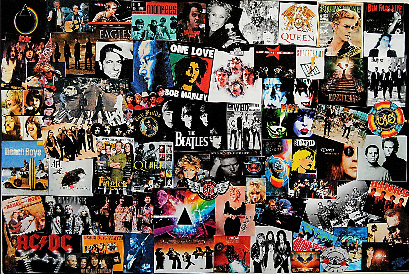 Grunge Aesthetic Wall Collage 42 Collage Of Great Albums