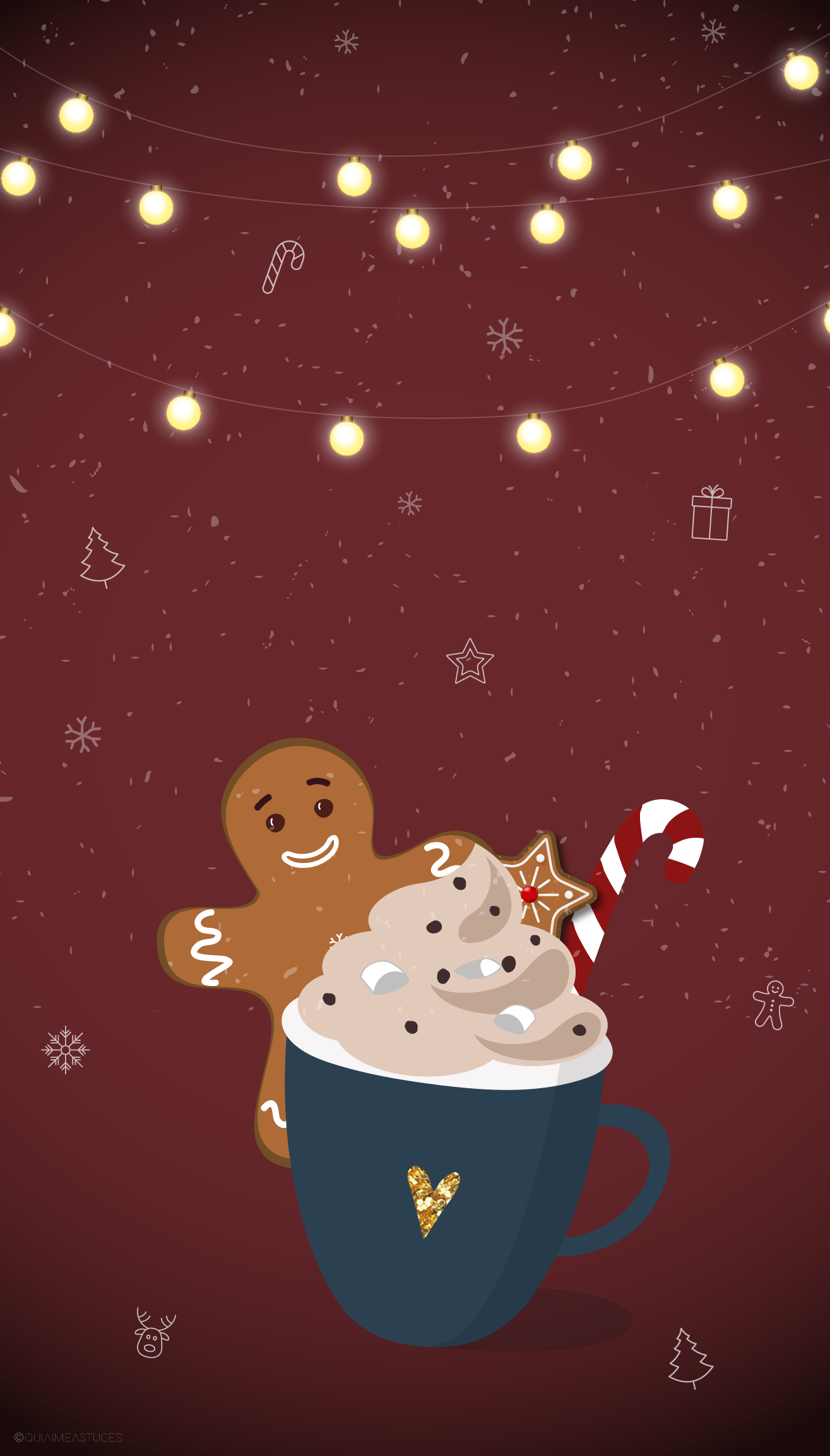 FONDS D'ÉCRAN CHRISTMAS #marshmallow. Wallpaper iphone christmas, Christmas phone wallpaper, Cute christmas wallpaper
