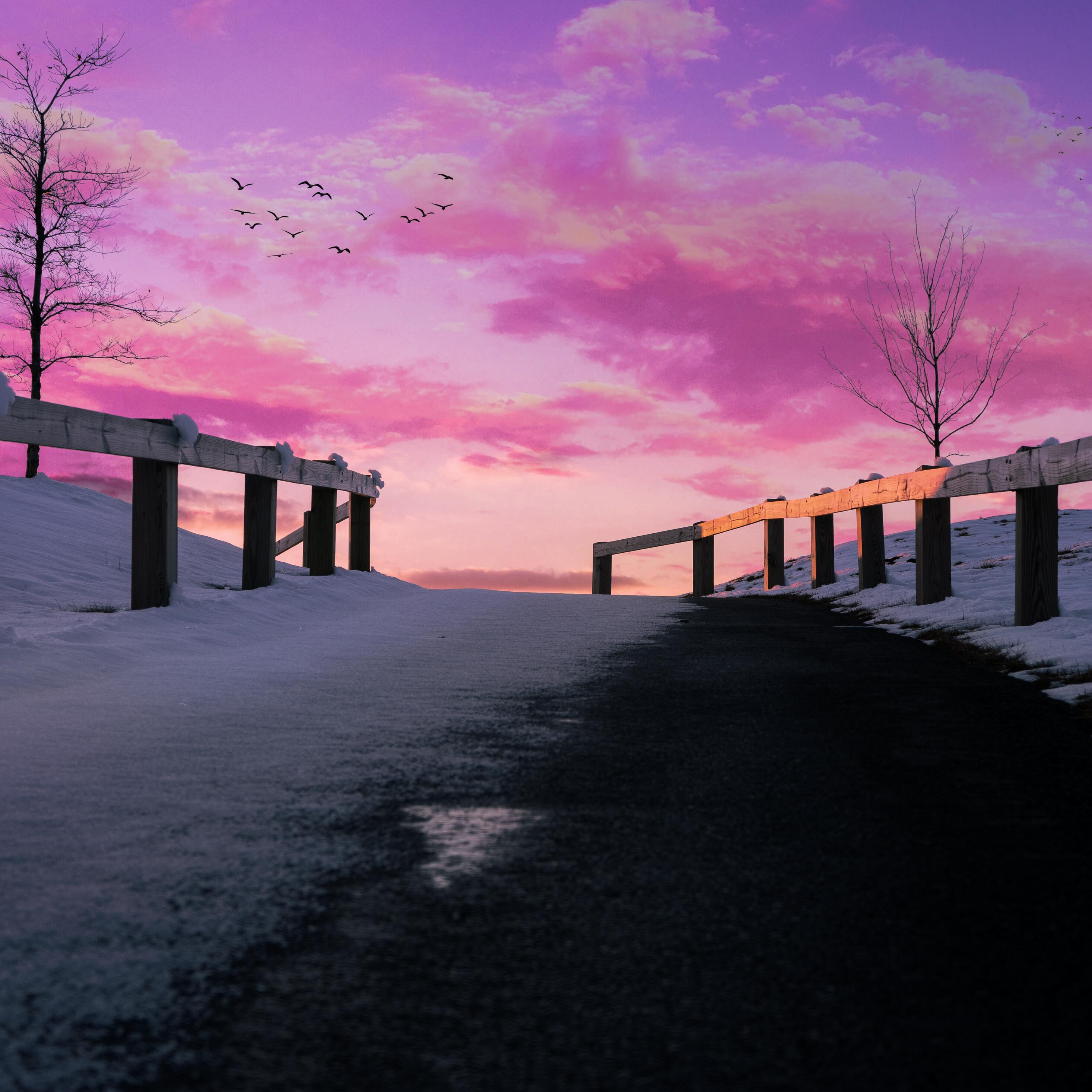 Aesthetics Pink Pink Sky 5k iPad Pro Retina Display HD 4k Wallpaper, Image, Background, Photo and Picture