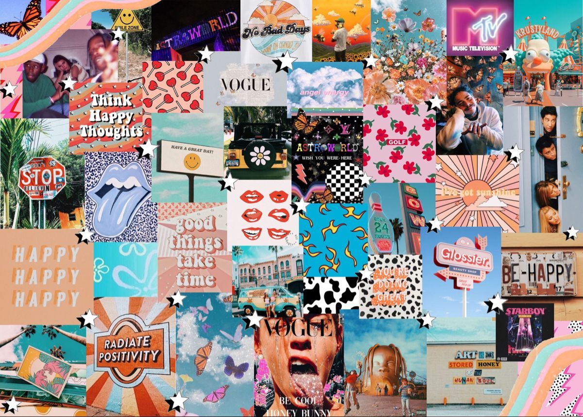 Custom Aesthetic Collage Wallpaper Custom Aesthetic Collage. Etsy. Cute laptop wallpaper, Aesthetic iphone wallpaper, Aesthetic desktop wallpaper