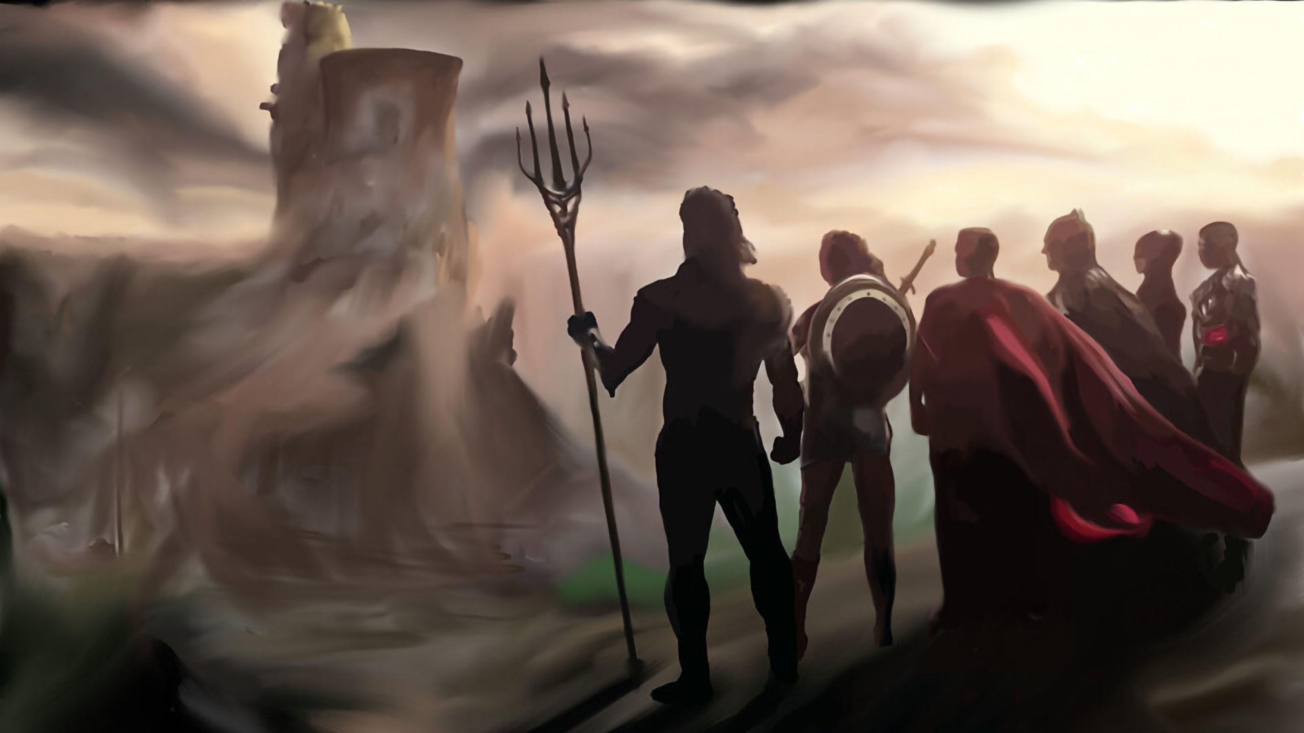 Justice League Members Art 1440P Resolution Wallpaper, HD Superheroes 4K Wallpaper, Image, Photo and Background