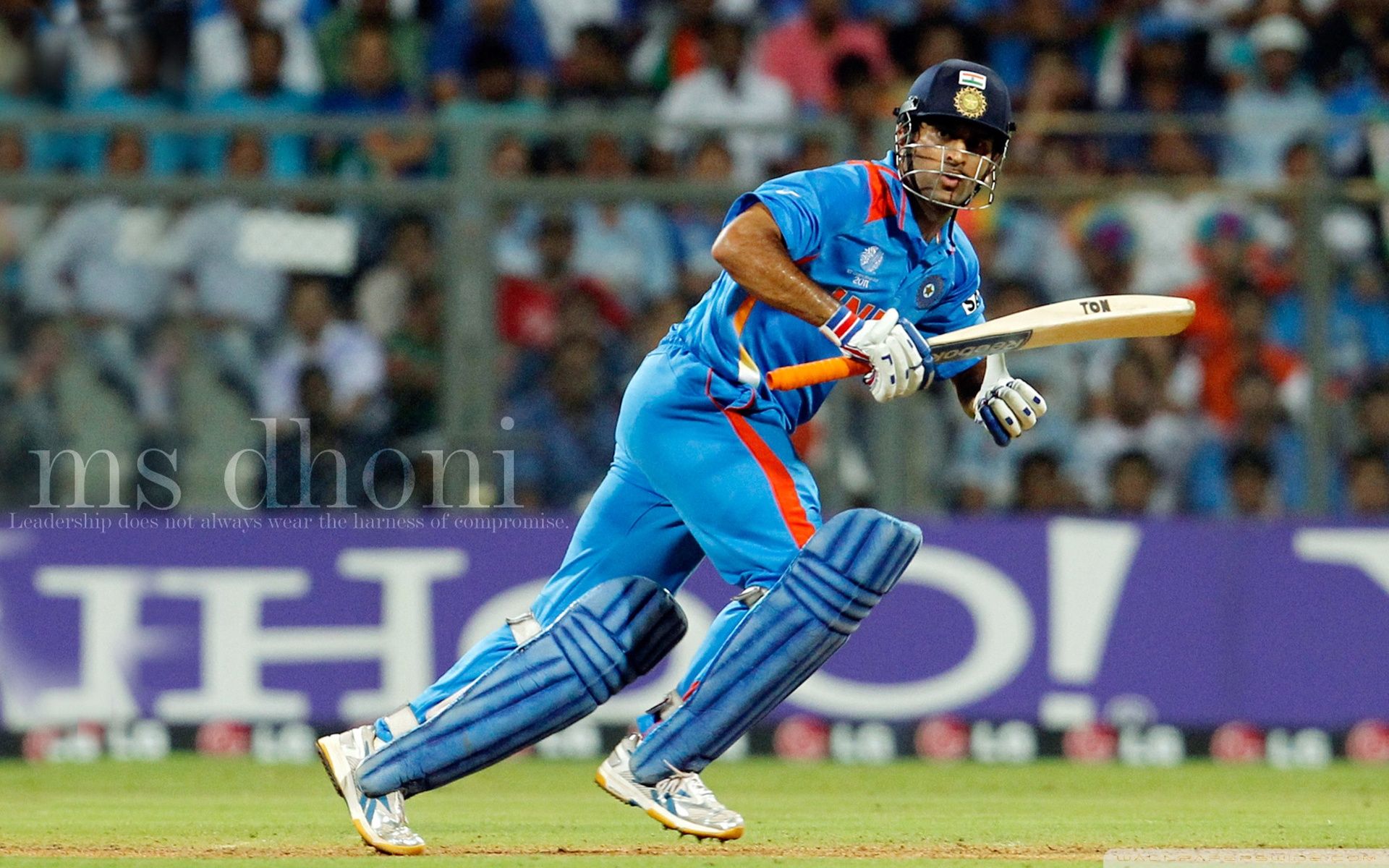 MS Dhoni Indian Cricketer Wallpaper