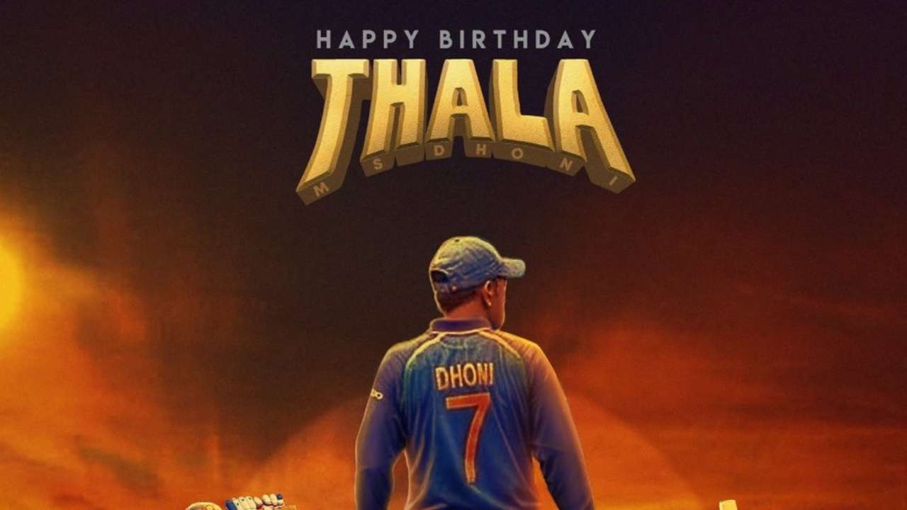 Inspiration, idol, hero': Twitterati wish 'Thala' MS Dhoni on birthday as former Indian skipper turns 39