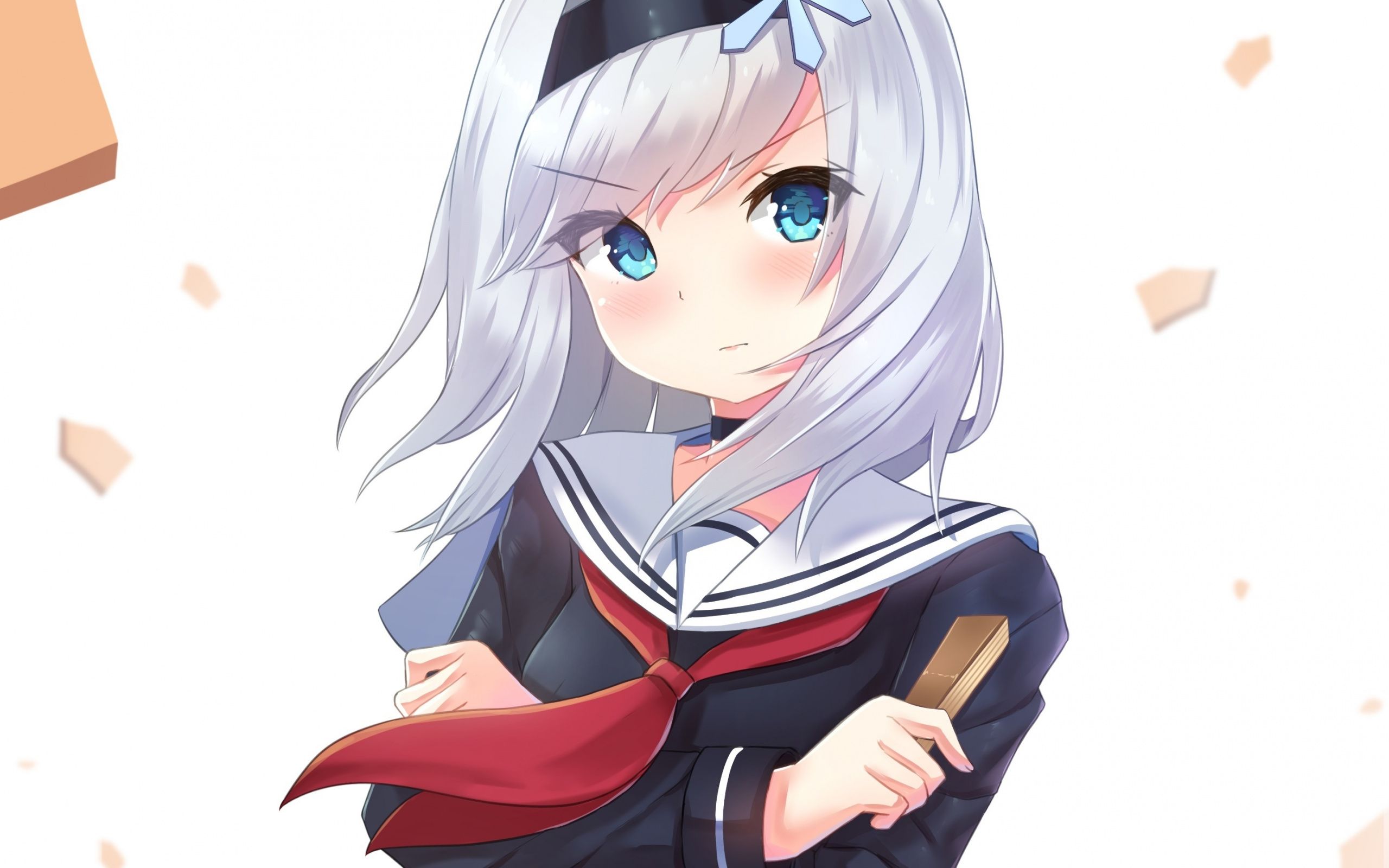 Download wallpaper Ginko Sora, blue eyes, protagonist, Ryuuou no Oshigoto, art, Sora Ginko for desktop with resolution 2560x1600. High Quality HD picture wallpaper