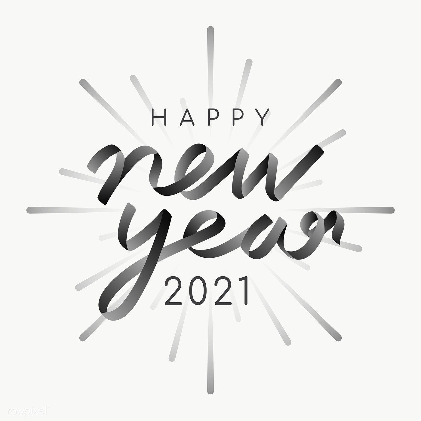 Happy New Year 2021 transparent png. free image / NingZk V. New year card design, Happy new year image, Happy new year picture