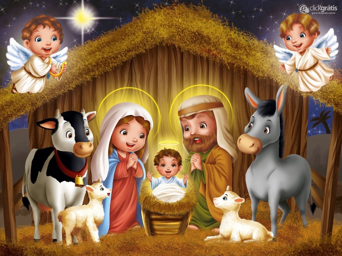 Natal, Nascimento de Jesus 4K HD Wallpaper. Christmas nativity scene, Merry christmas animation, Christmas picture beautiful