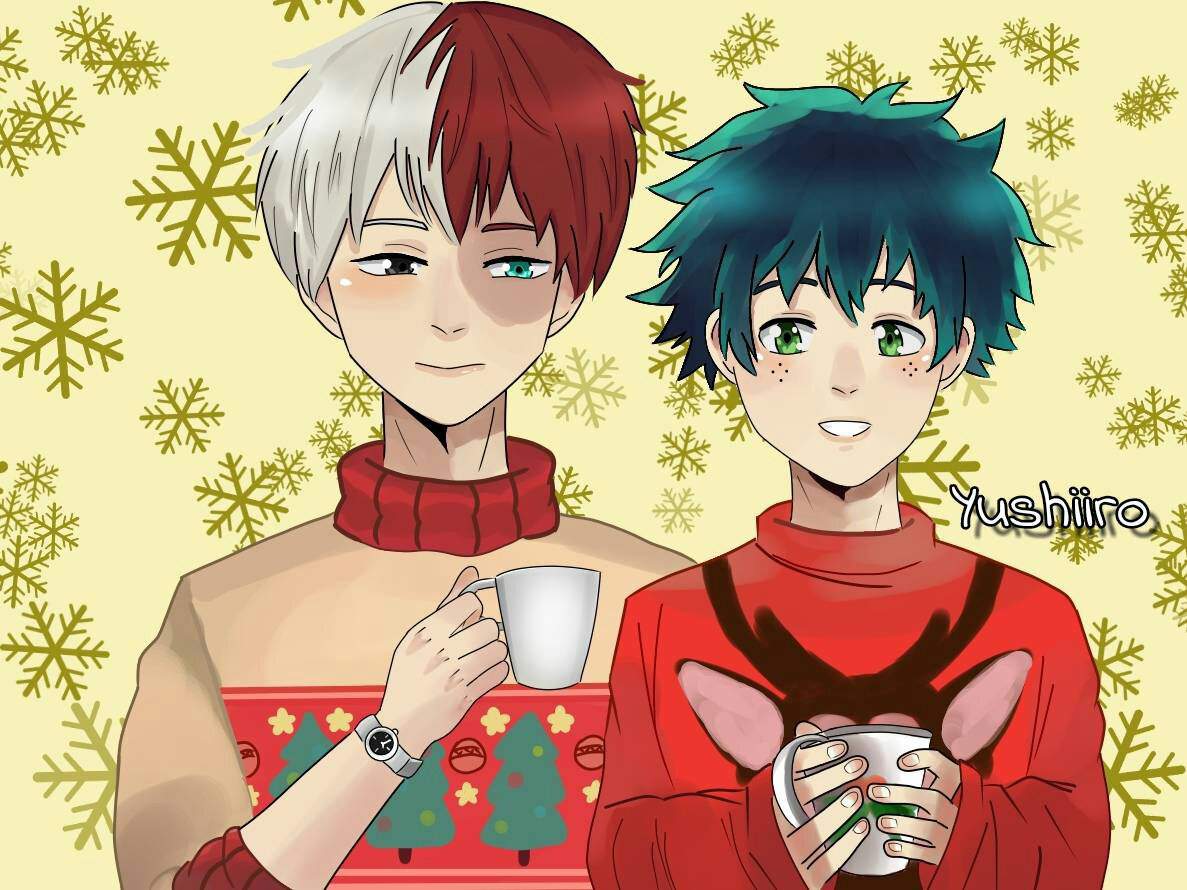 tododeku christmas wallpapers! requests closed! on tododeku christmas wallpapers