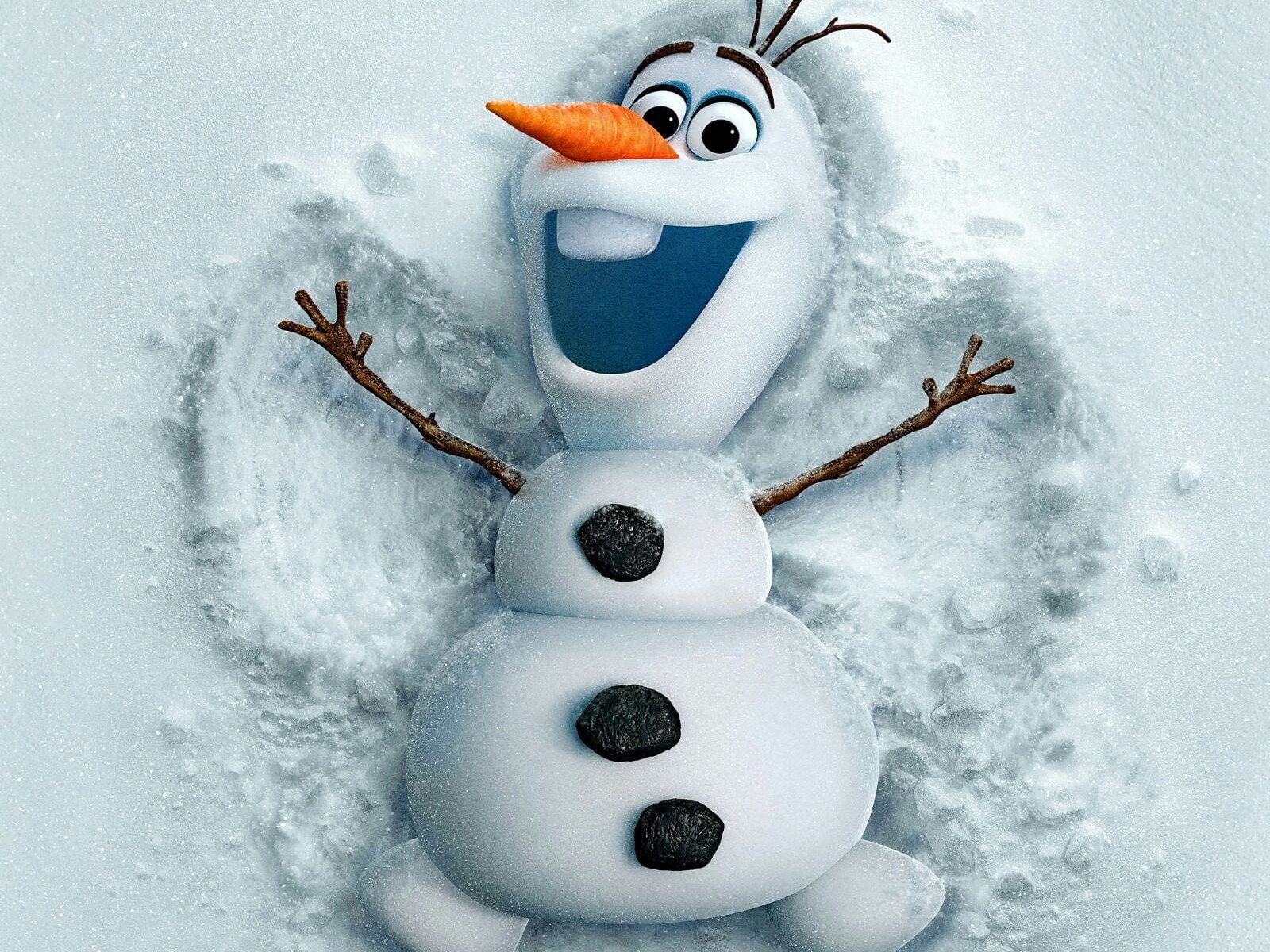 Olaf The Snowman Frozen Wallpaper