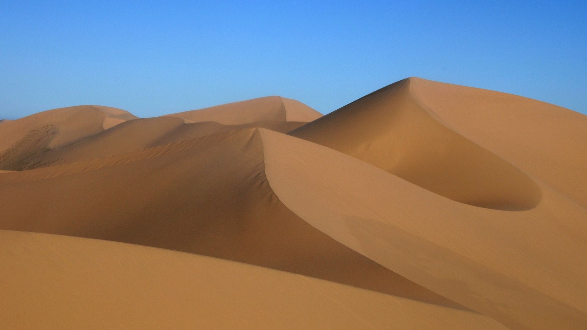 Gobi Desert Mongolia Sand Dune HD Wallpaper