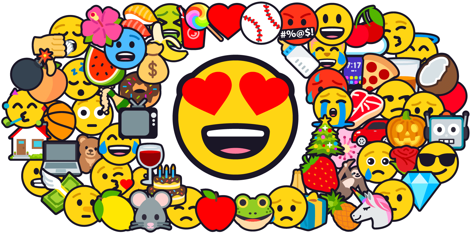JoyPixels® emoji icons. Emoji font licensing