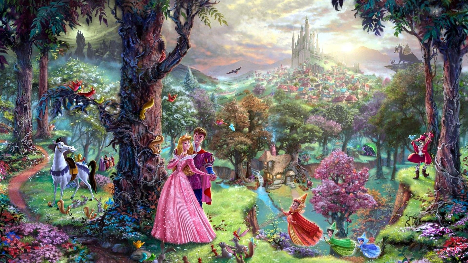 Sleeping Beauty Wallpaper