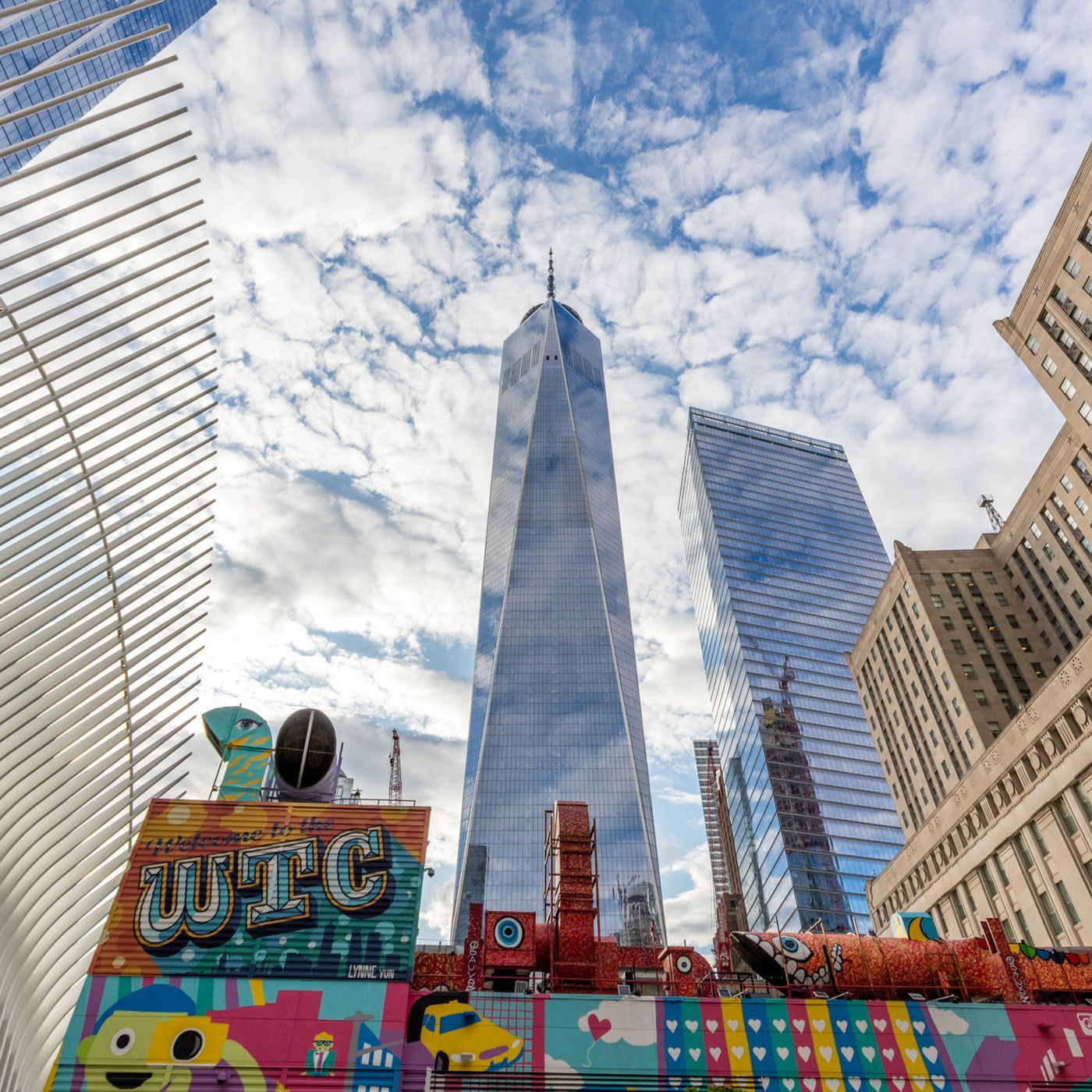 World Trade Center construction in New York City: photo