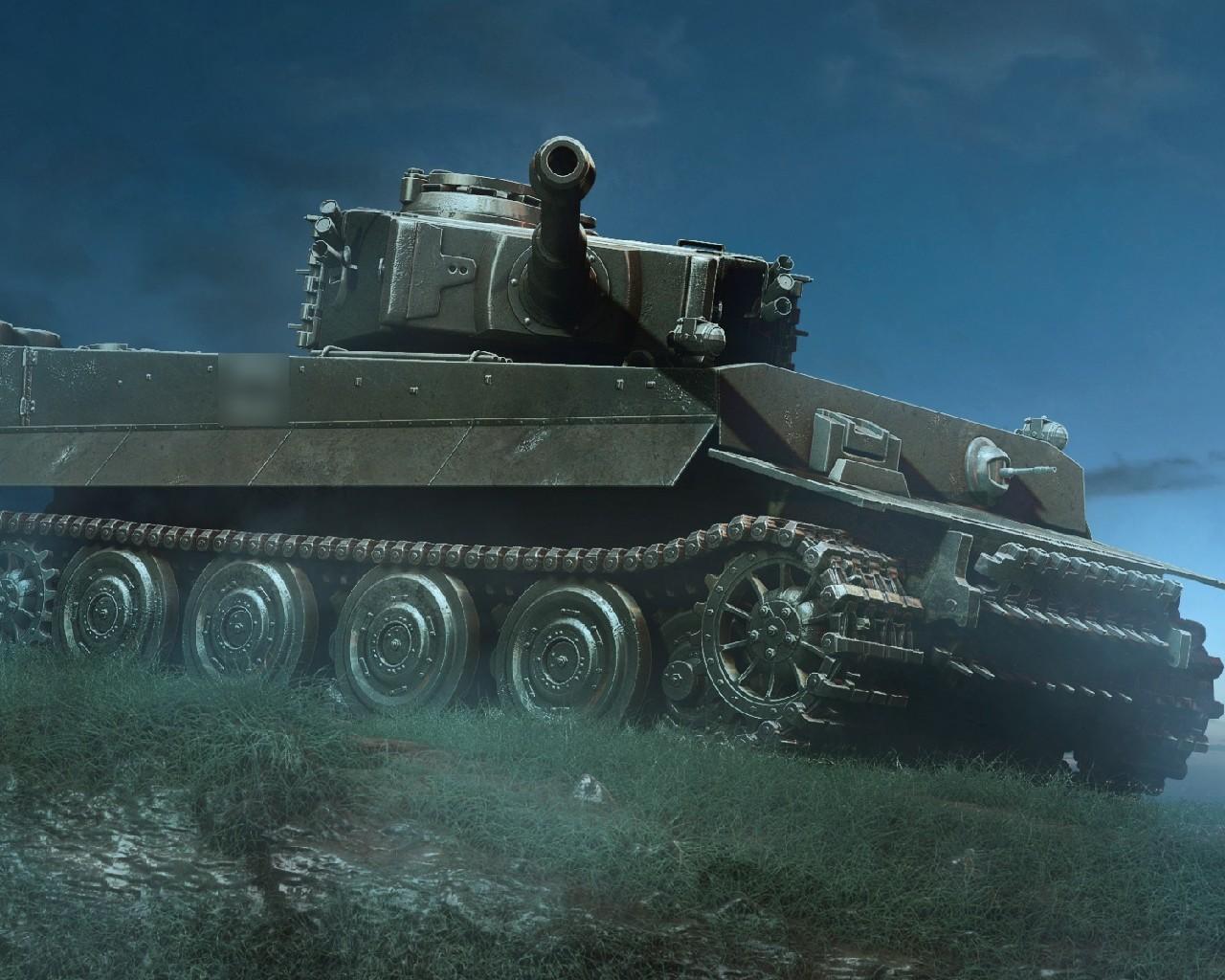 Wallpaper Heavy Tiger tank for Android