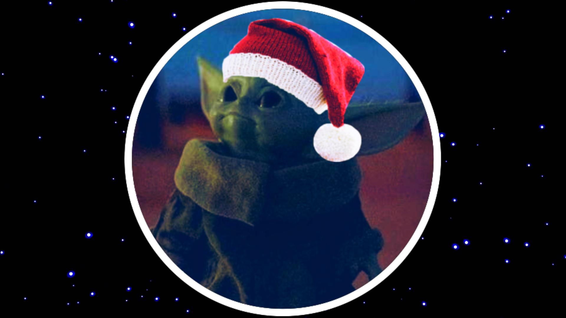 Baby Yoda Wishes you a Merry Christmas!