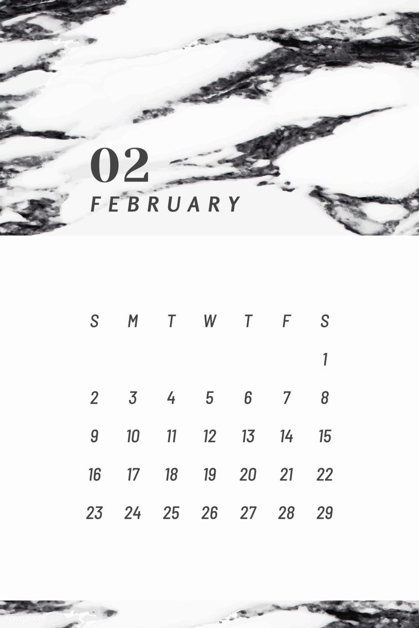 Free February 2020 Calendars for Home or Office. February calendar, Calendar wallpaper, February wallpaper
