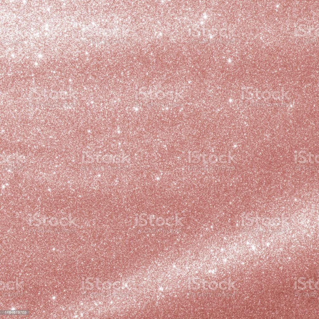 Rose Gold Glitter Texture Pink Red Sparkling Shiny Wrapping Paper Background For Christmas Holiday Seasonal Wallpaper Decoration Greeting And Wedding Invitation Card Design Element Image Now