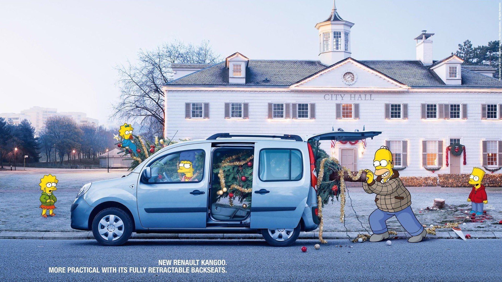 Simpsons Christmas Wallpapers Wallpaper Cave