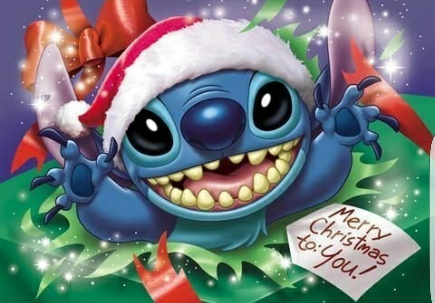 Merry Christmas Stitch. Cute christmas wallpaper, Disney christmas, Cute disney wallpaper