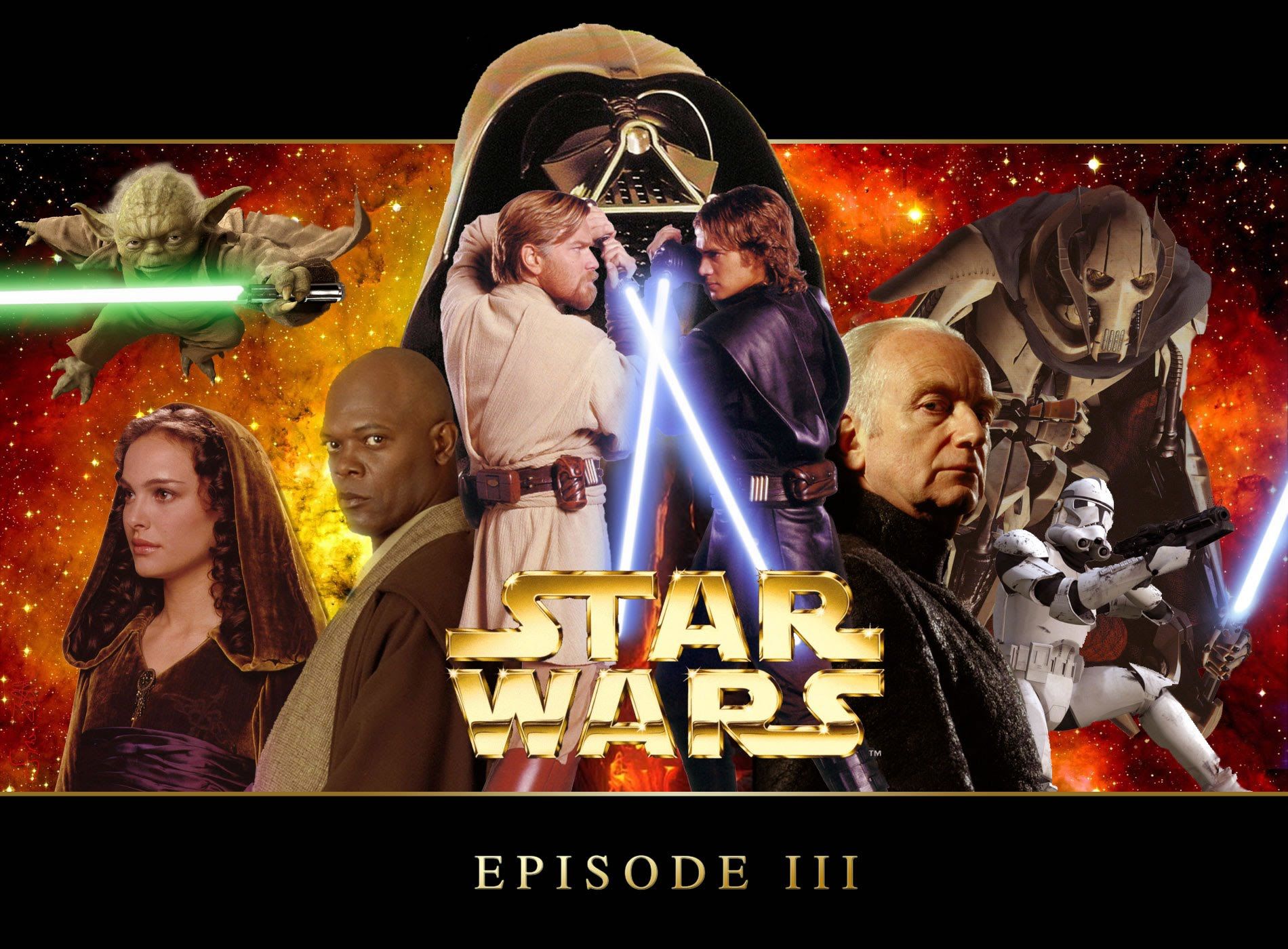 Download Wallpaper Wars Episode Iii Revenge Of The Sith Cast Wallpaper & Background Download