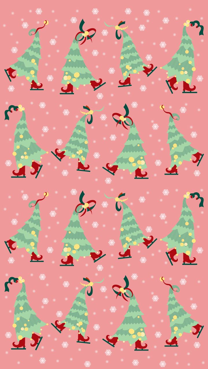 Dancing Christmas Trees Wallpaper Christmas Wallpaper For Laptop Wallpaper & Background Download