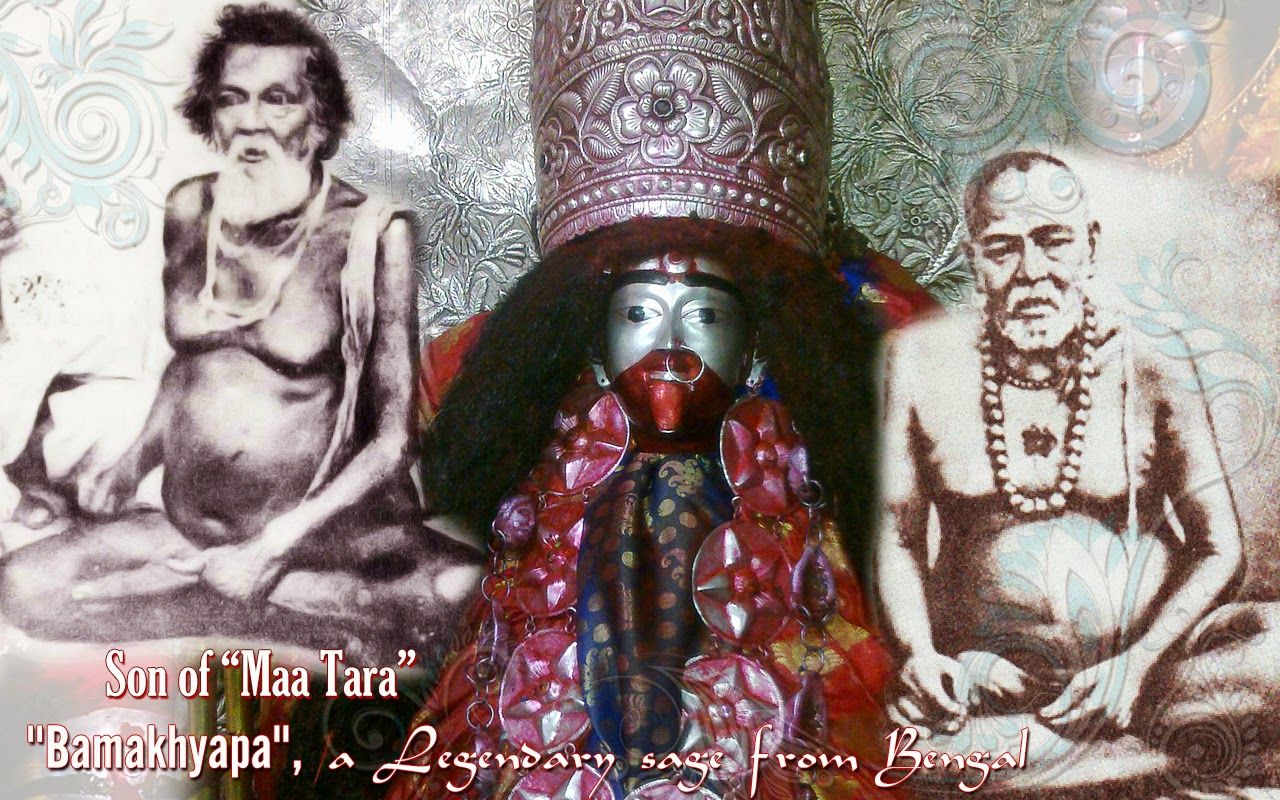 Adhya Shakti Kali in Various Incarnations, related sacred places of Great Famine Power.: Mad Saint Bama Khyapa
