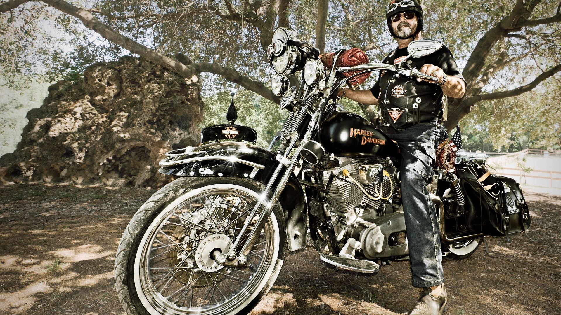 Classic Motorcycle Harley Davidson HD Wallpaper