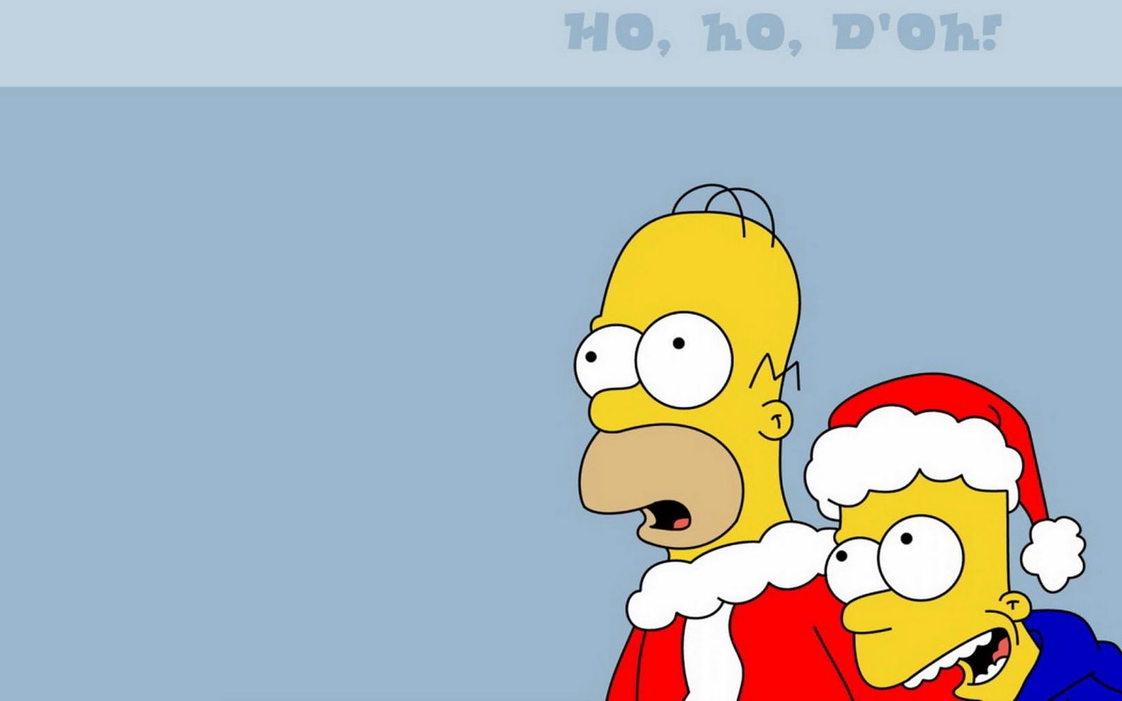 The Simpsons Bart Simpson Homer Simpson Christmas Wallpapers.