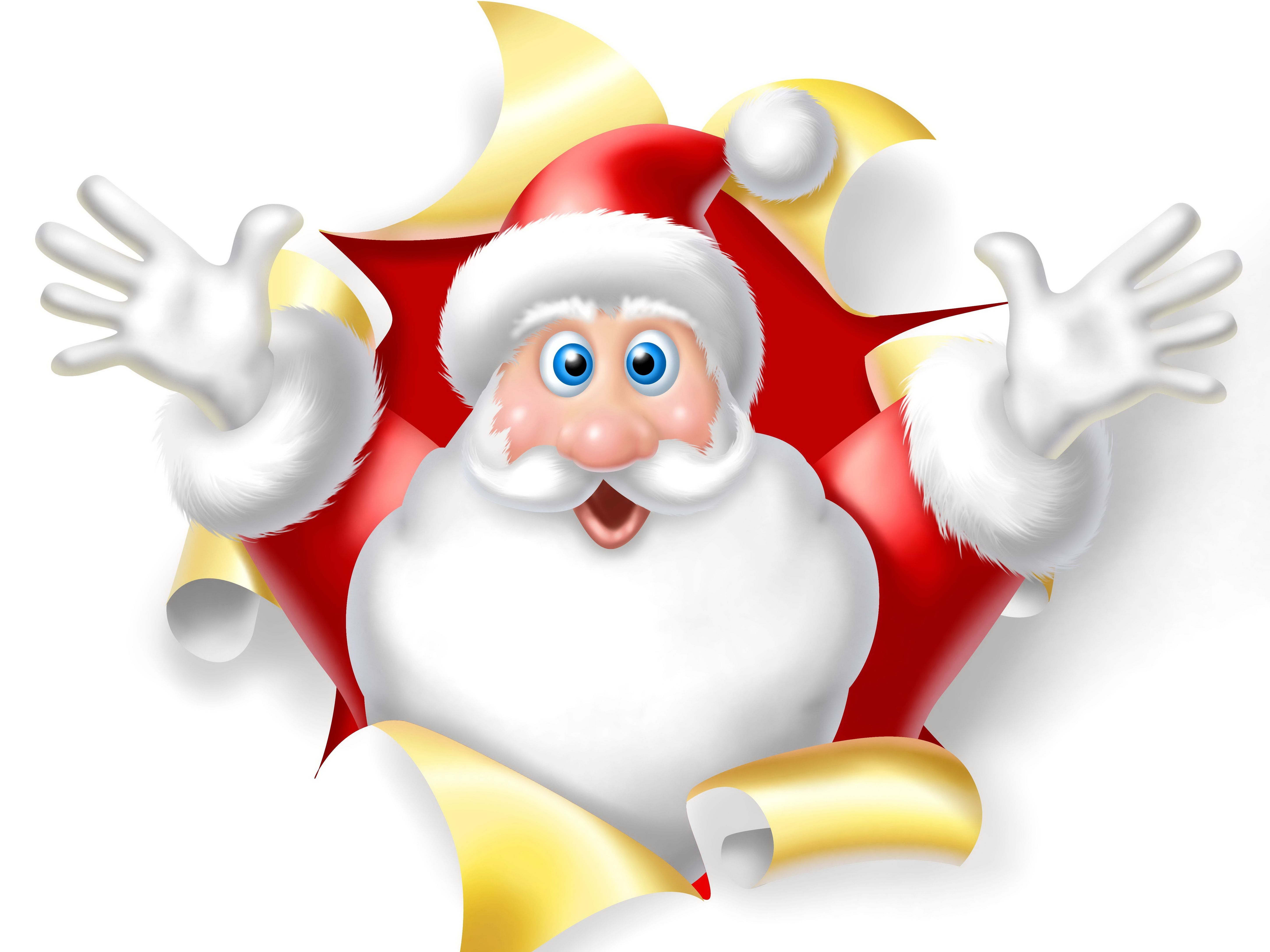 Holidays Christmas ( New year ) Santa Claus Winter hat wallpaperx4350