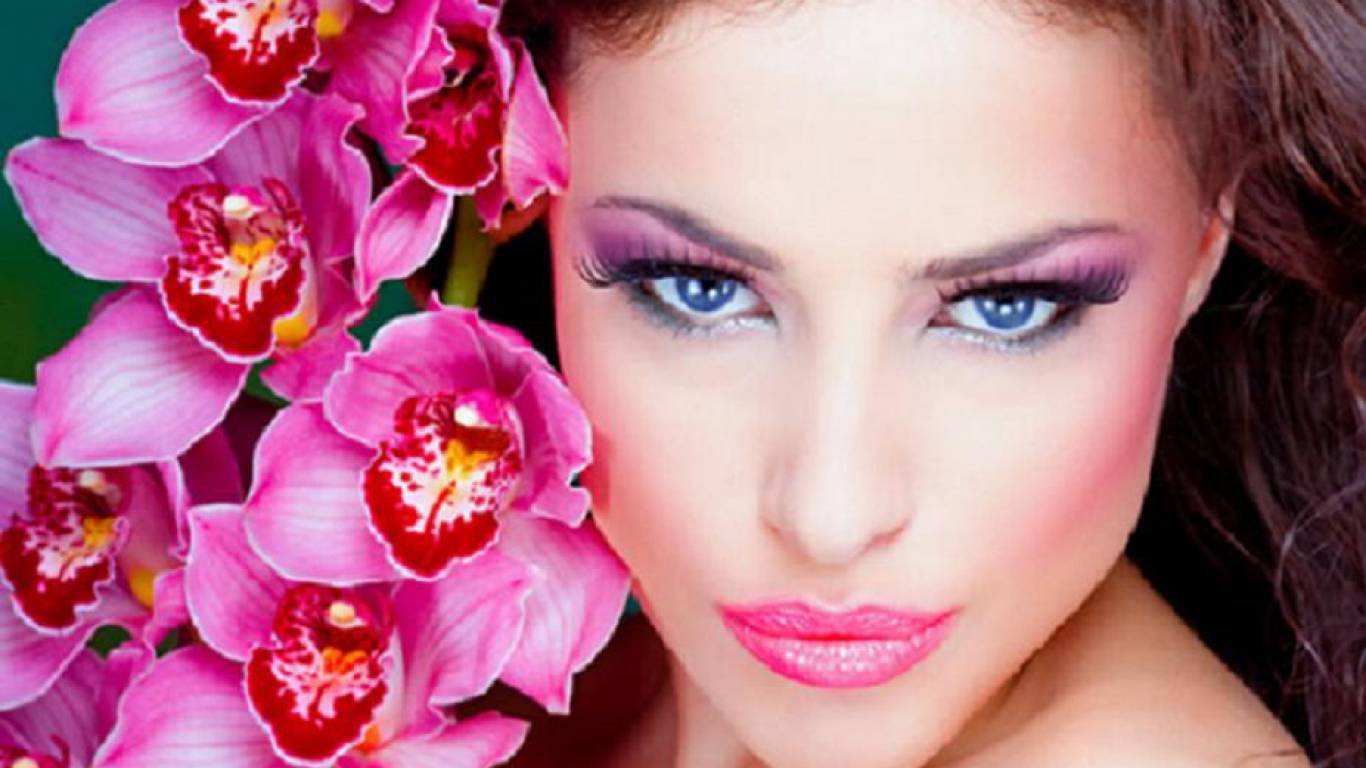 Free download beauty and flowers makeup Wallpaper [1366x768] for your Desktop, Mobile & Tablet. Explore Cosmetology Wallpaper. Nature Beauty Wallpaper, Beauty Wallpaper, Hair Stylist Wallpaper