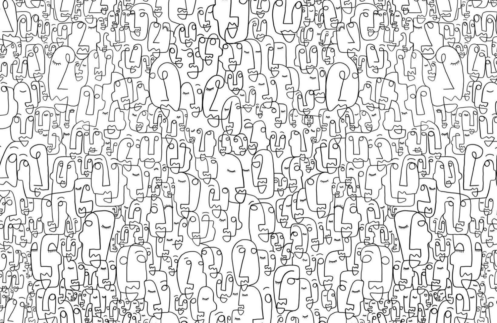 Line Drawing Wallpaper