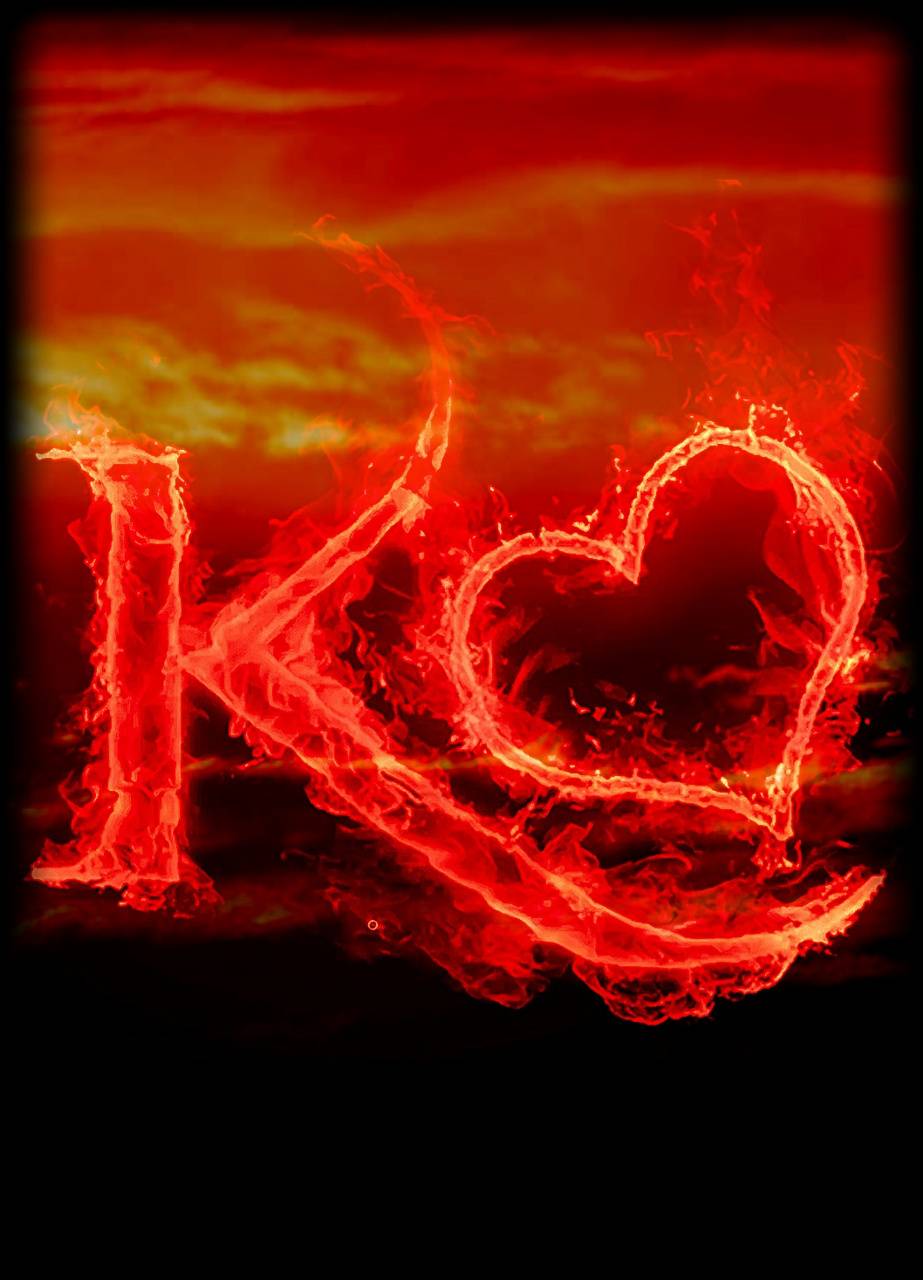 Letter K On Fire Wallpapers - Wallpaper Cave